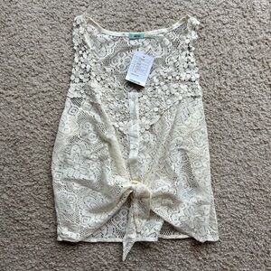Cute Summer Crochet Top NWT